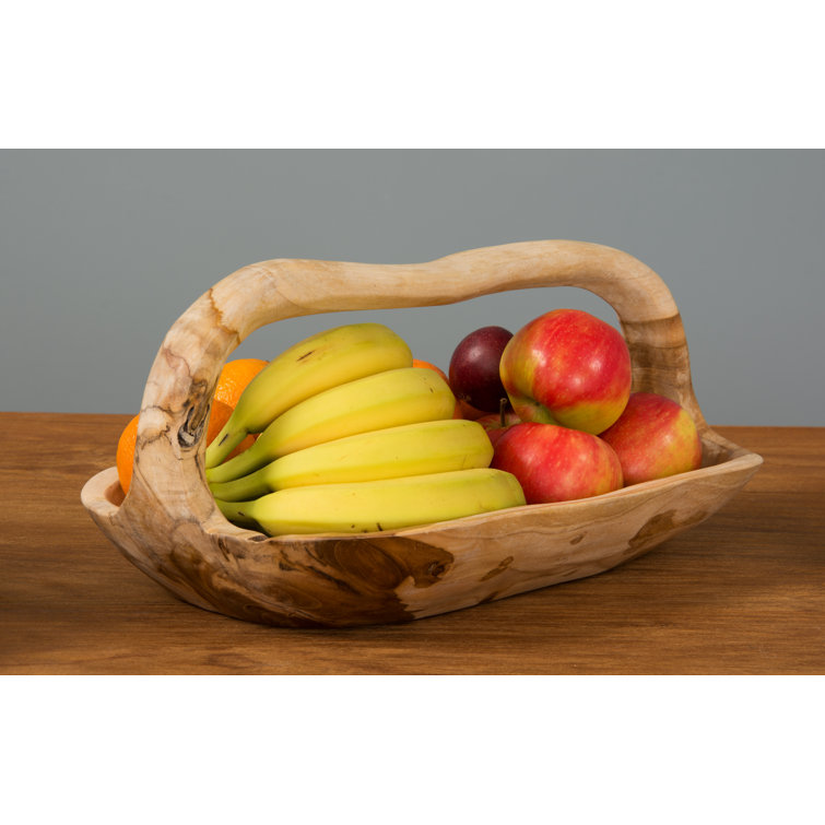 Union Rustic Obadiah Wood Decorative Bowl Wayfair.co.uk